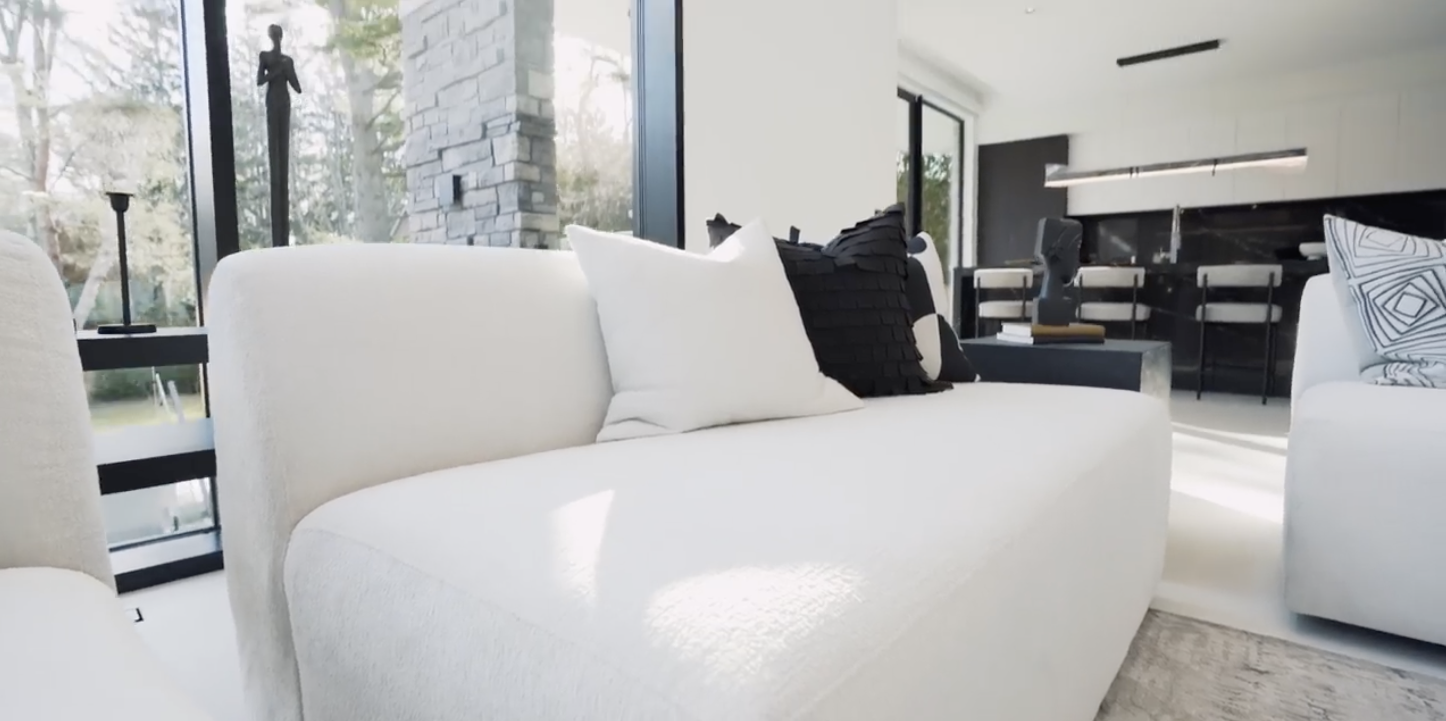 Réalisation entreprise construction Geneve -Canapé Salon